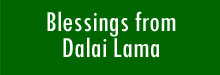 Blessings from Dalai Lama